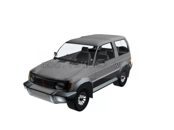 Mitsubishi Montero Car 3d model Mitsubishi Montero Car 3d model
