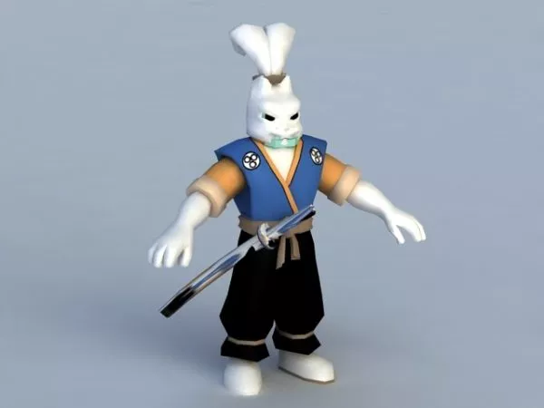 Miyamoto Usagi Tmnt 3d model Miyamoto Usagi Tmnt 3d model