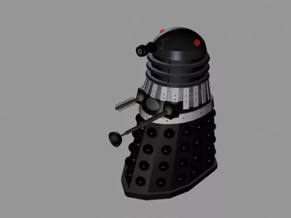 Mk4 Dalek Character 3d model Mk4 Dalek Character 3d model