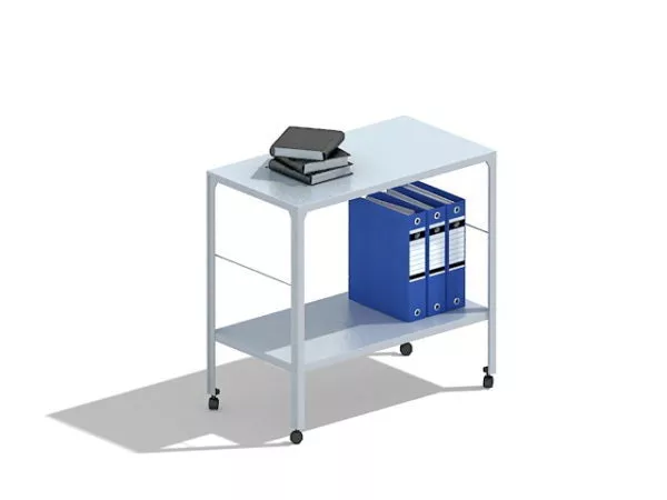 Mobile File Cart With File Folders 3d model Mobile File Cart With File Folders 3d model