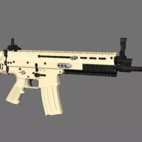 Modern Assault Rifle 3d model