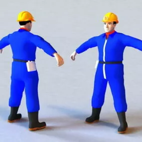 Modern Miner 3d model