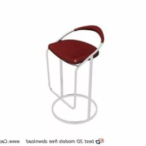 Furniture Modern Pu Bar Chair 3d model
