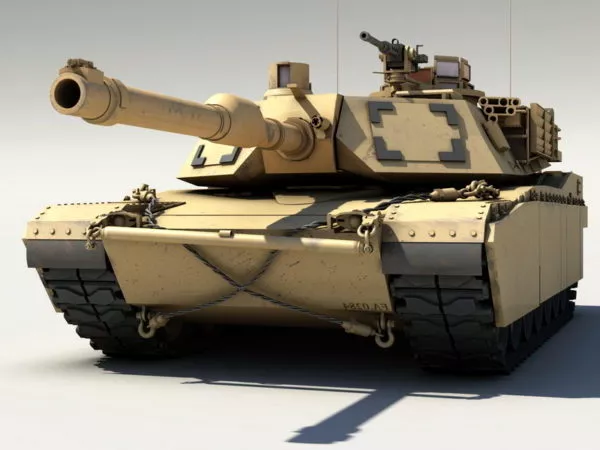 Modern Tank 3d model Modern Tank 3d model