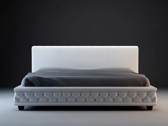 Modern Bed Set Furniture 3d model Modern Bed Set Furniture 3d model