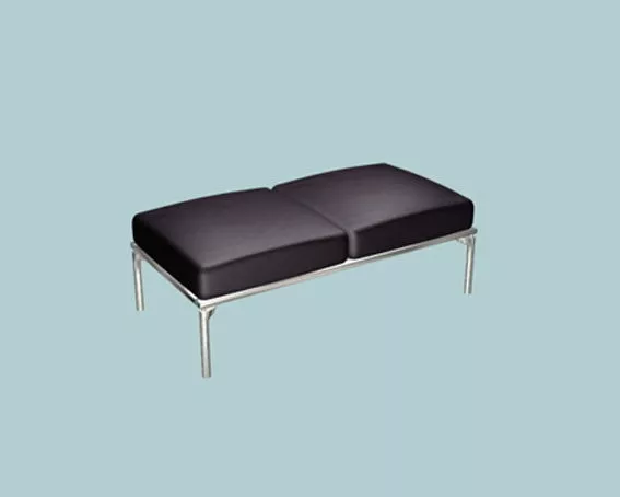 Modular Ottoman, Upholstered Stool 3d model