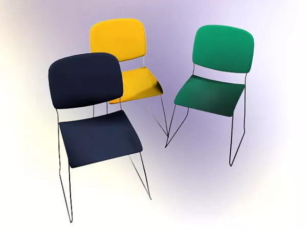 Modern Conference Chairs 3d model Modern Conference Chairs 3d model