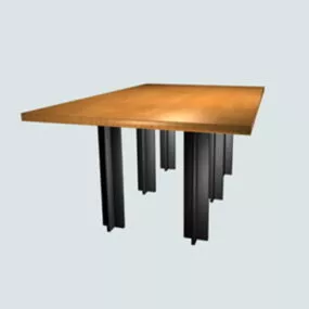 Modern Conference Table 3d model