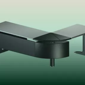 Modern Corner Office Desk 3d model