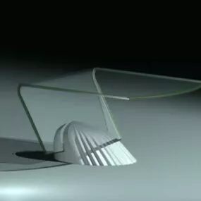 Modern Glass Coffee Table 3d model