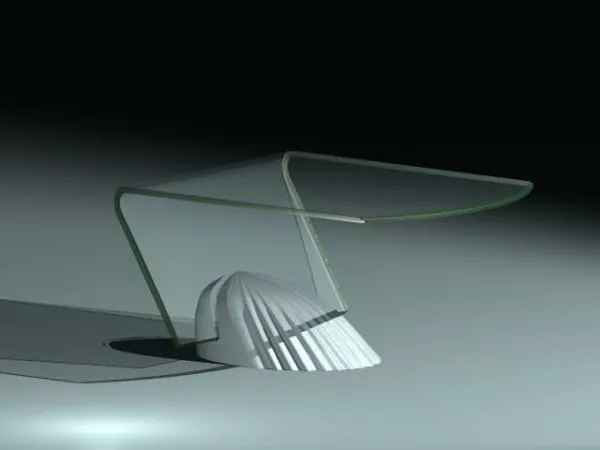 Modern Glass Coffee Table 3d model Modern Glass Coffee Table 3d model