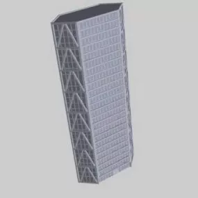 Modern Hotel Architecture 3d model
