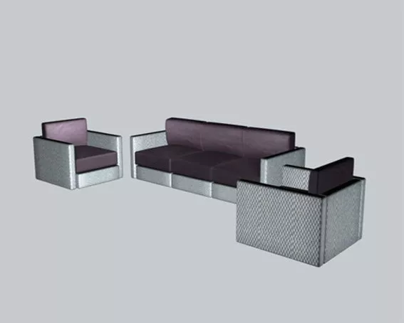 Modern Living Room Sofa Sets 3d model Modern Living Room Sofa Sets 3d model