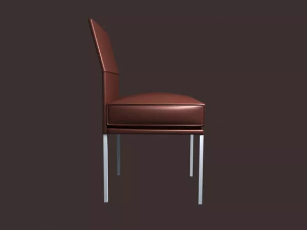 Modern Luxury Restaurant Leather Chair 3d model Modern Luxury Restaurant Leather Chair 3d model