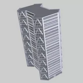 Modern Office Building 3d model