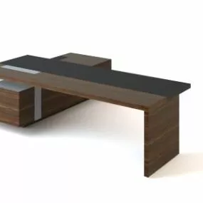 Modern Office Executive Desk 3d model