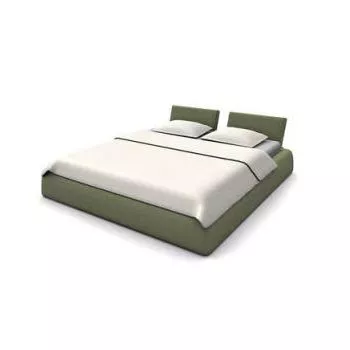 Modern Platform Mattress Bed 3d model Modern Platform Mattress Bed 3d model