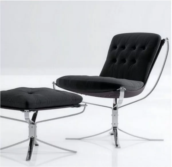 Modern Reclining Chair With Ottoman 3d model Modern Reclining Chair With Ottoman 3d model