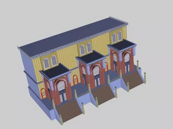 Old Rock Town 3d model