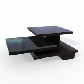 Furniture Modern Wood Coffee Table 3d model