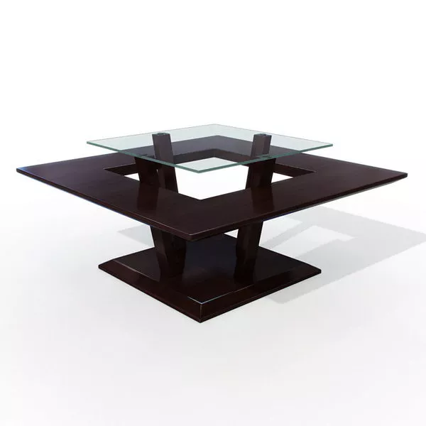 Furniture Modern Wooden Center Coffee Table 3d model Furniture Modern Wooden Center Coffee Table 3d model
