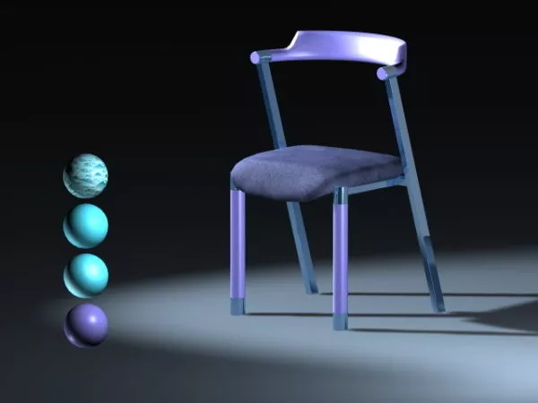 Modern Work Chair 3d model Modern Work Chair 3d model