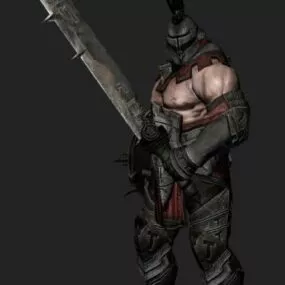 Mohawk Warrior – Animated & Rigged 3d model