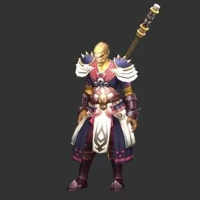 Monkey Warrior 3d model
