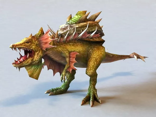 Monster Dinosaur 3d model Monster Dinosaur 3d model