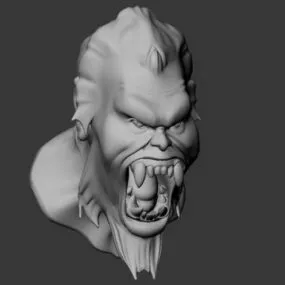 Monster Head 3d model
