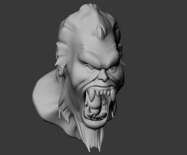 Monster Head 3d model Monster Head 3d model