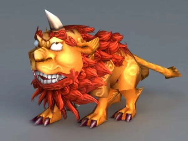 Monster Nian 3d model Monster Nian 3d model
