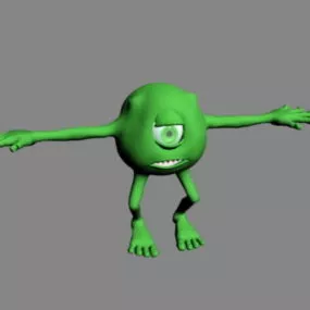 Monsters Inc. Mike 3d model
