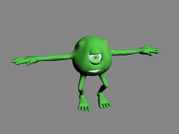 Monsters Inc. Mike 3d model Monsters Inc. Mike 3d model