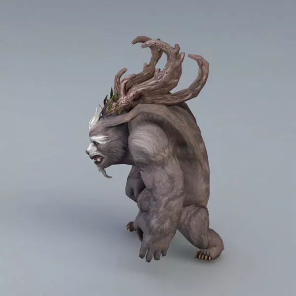Old Teddy Bear 3d model