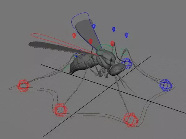 Mosquito Rig 3d model Mosquito Rig 3d model
