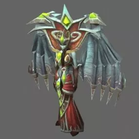 Mother Shahraz – Wow Character 3d model