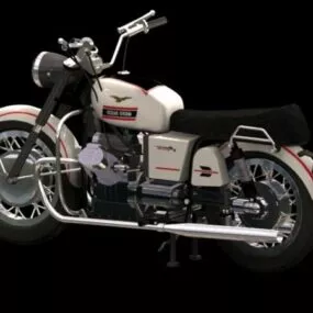Moto Guzzi Stelvio Dual-sport Motorcycle 3d model