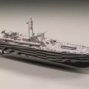 Motor Torpedo Boat Pt-109 3d model