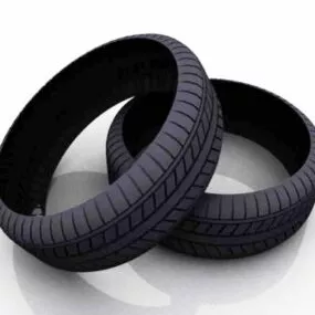 Motorcycle Tyre 3d model