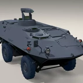 Mowag Armoured Wheeled Vehicle 3d model
