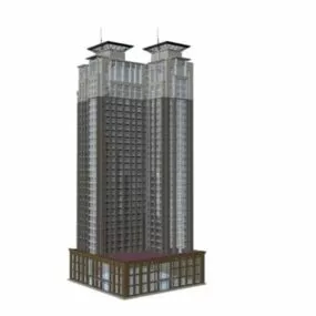 Multistory Office Building 3d model