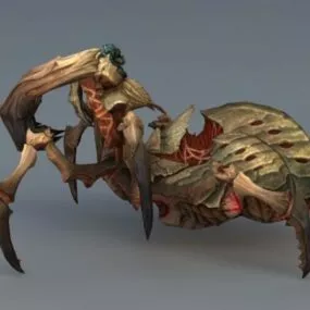 Mummy Spider Monster 3d model