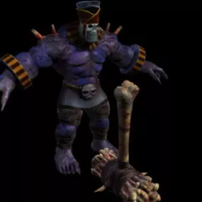 Mummy Pharaoh Warrior Character 3d model