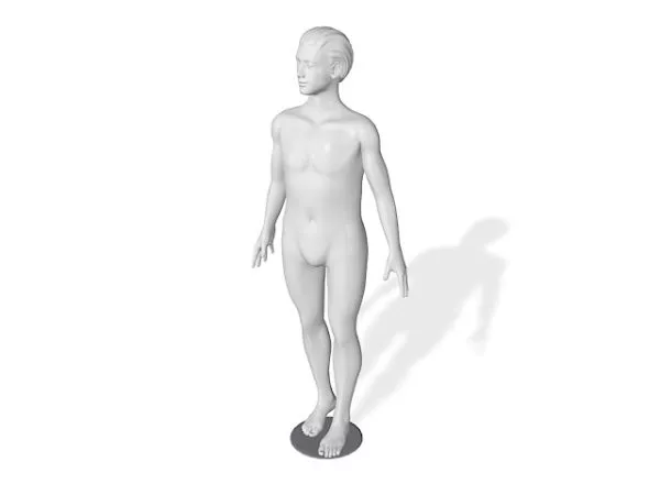 Man Mannequin With Renaissance Caps 3d model