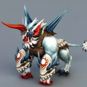 Mystic Anime Monster 3d model