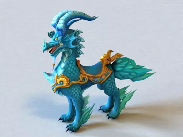 Mythical Creature Qilin 3d model Mythical Creature Qilin 3d model