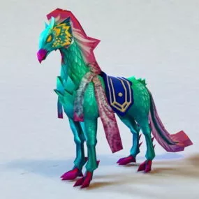 Mythical Horse Animal 3d model