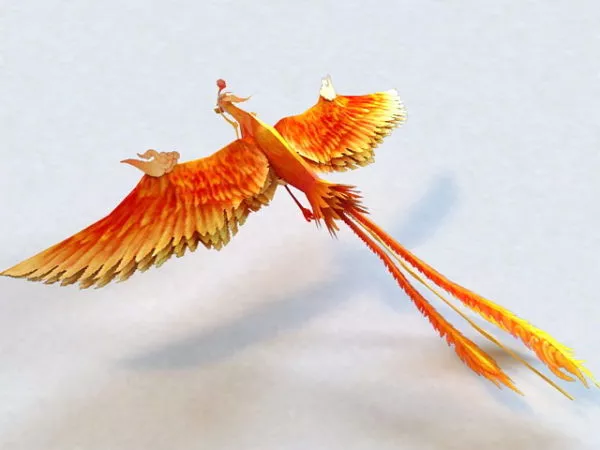 Lowpoly White Water Bird 3d model