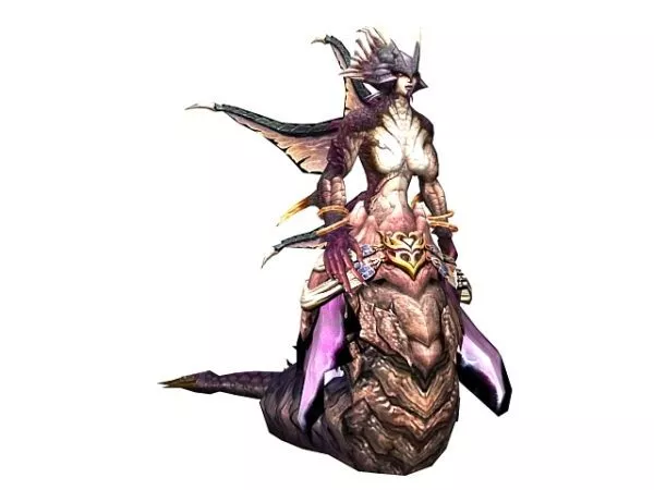 Naga Warrior 3d model